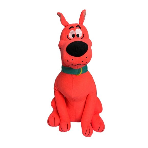 Toy Factory Scooby Doo 12" Florescent Fleece Stuffed Animal Orange 12 inches - Picture 1 of 11